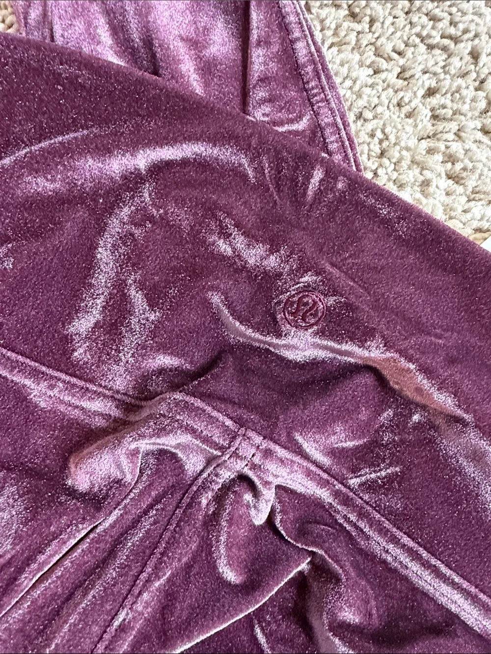 lululemon athletica Kids Velvet Leggings — Plum